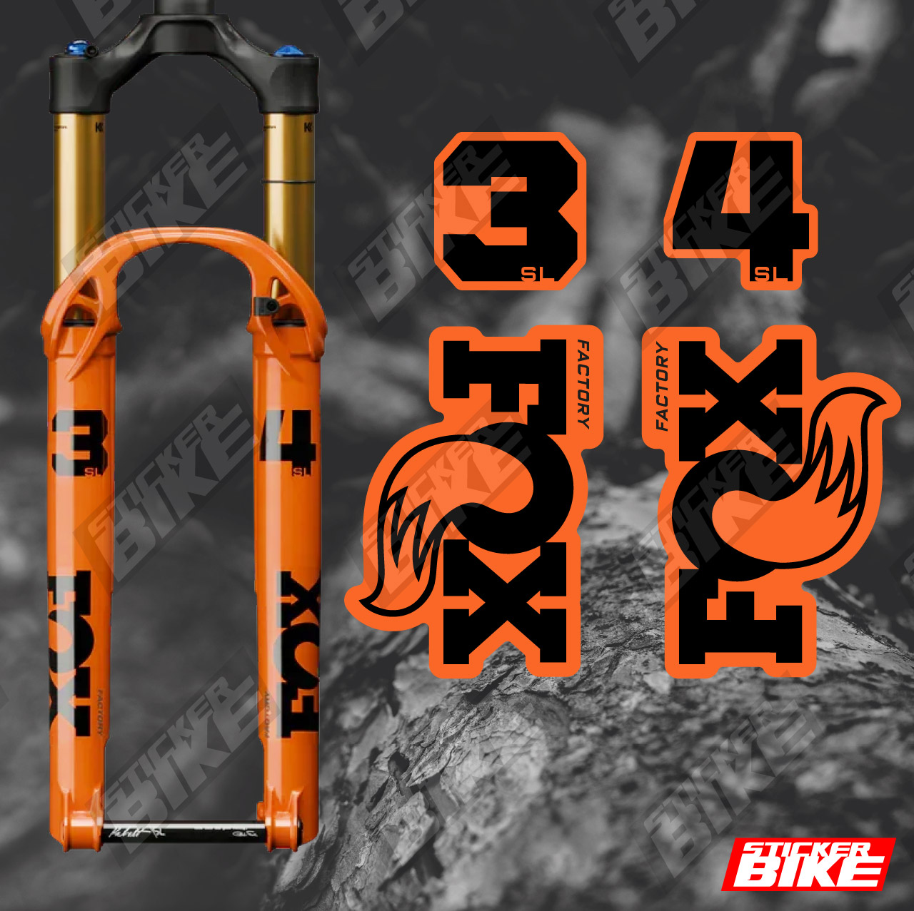 Fox 34 Factory 2026 SL Orange