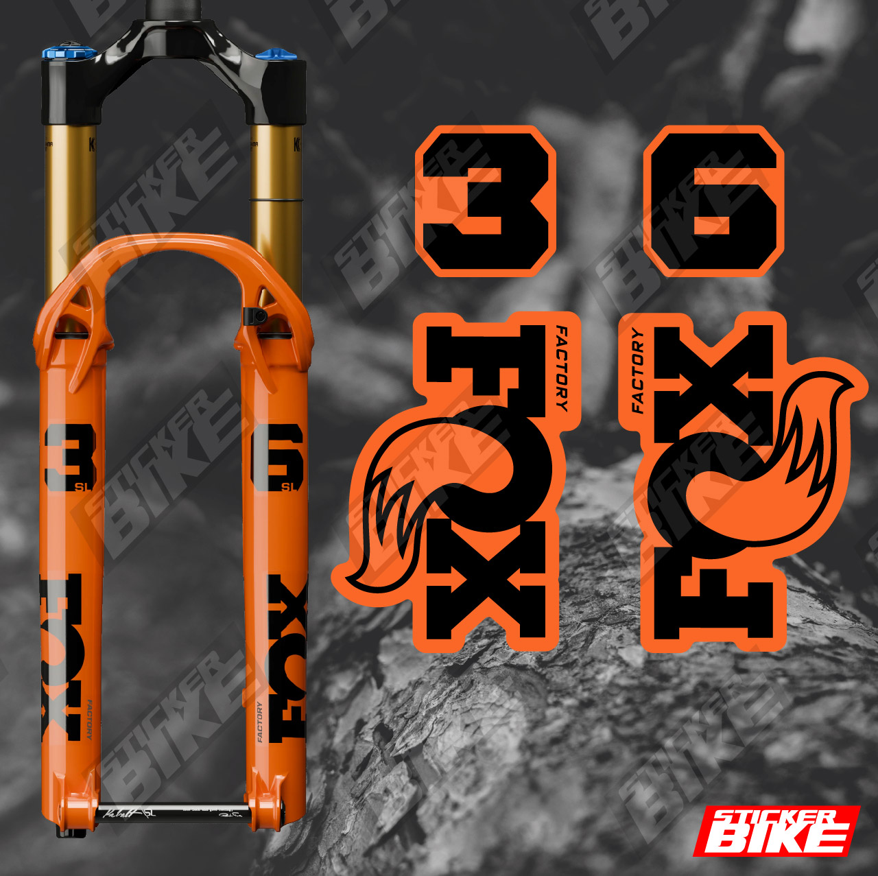 Fox 36 Factory 2026 Orange