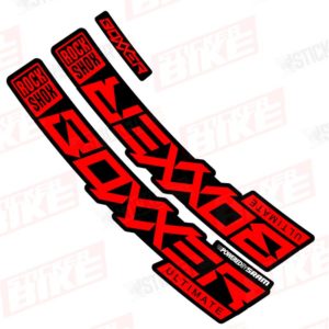 Sticker Rockshox Boxxer 2020 Ultimate rojo