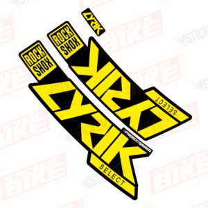 Sticker Rockshox Lyrik 2020 Select amarillo