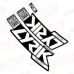 Sticker Rockshox Lyrik 2020 Select blanco