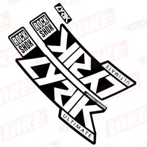 Sticker Rockshox Lyrik 2020 Ultimate blanco