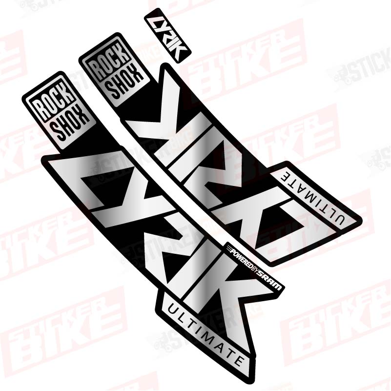 Sticker Rockshox Lyrik 2020 Ultimate cromo