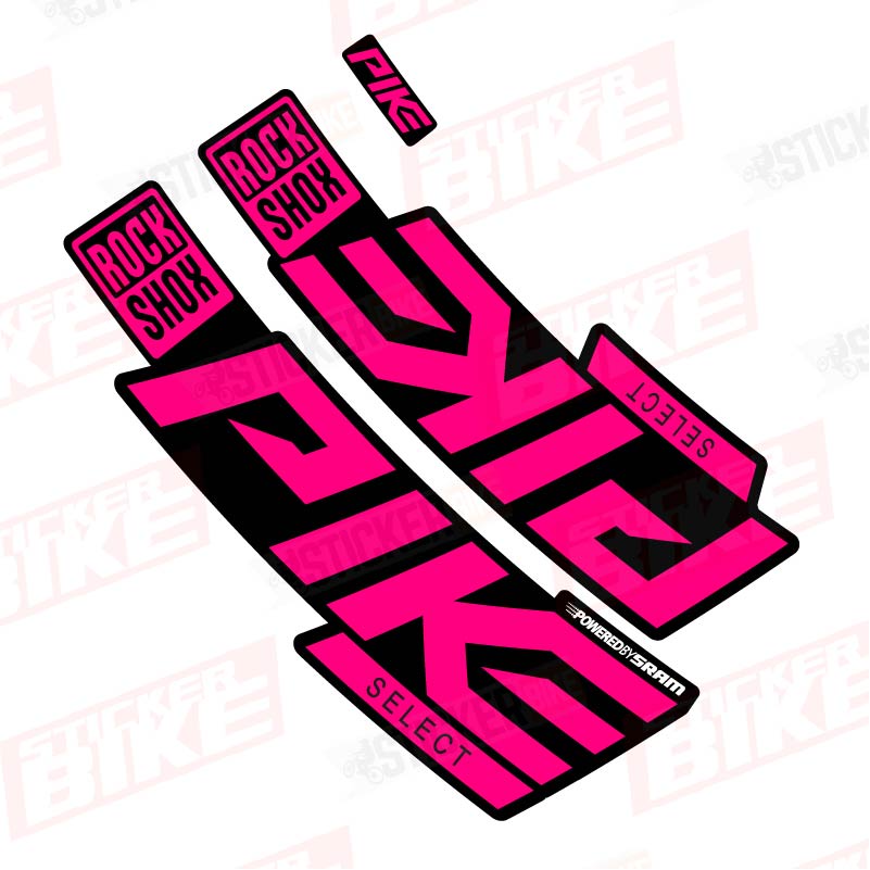 Sticker Rockshox Pike 2020 Select magenta