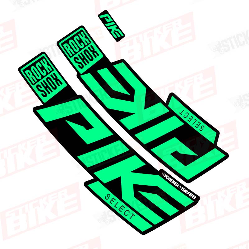 Sticker Rockshox Pike 2020 Select menta