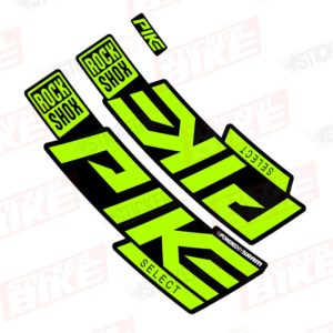 Sticker Rockshox Pike 2020 Select verde limón