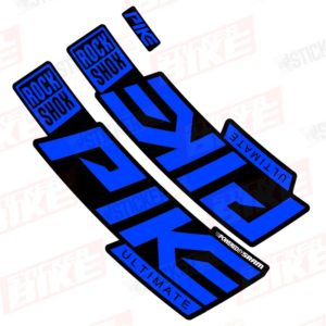 Sticker Rockshox Pike 2020 Ultimate azul