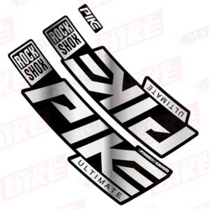 Sticker Rockshox Pike 2020 Ultimate cromo