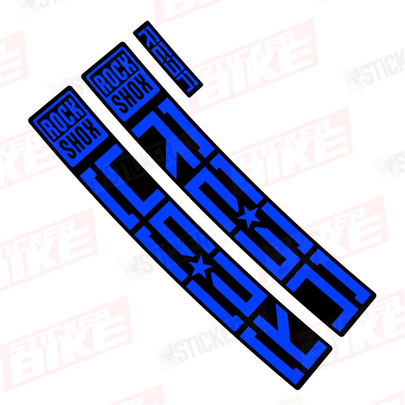 Sticker Rockshox Reba 2021 azul