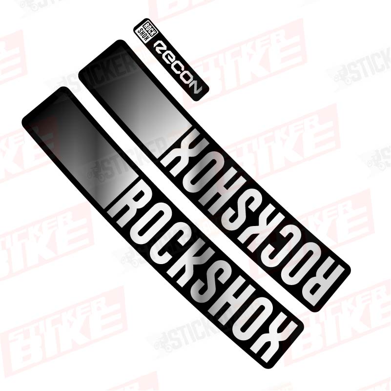 Sticker Rockshox Recon 2021 cromo