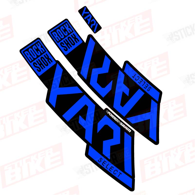 Sticker Rockshox Yari 2020 Select azul