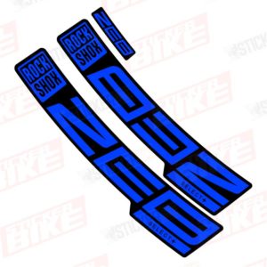 Sticker Rockshox ZEB 2021 Select Plus azul