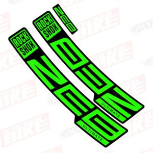 Sticker Rockshox ZEB 2021 Ultimate verde