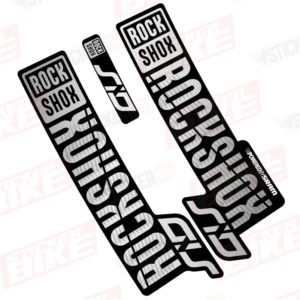 Sticker Rockshox SID 2018 2019 plata