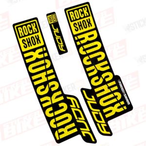 Sticker Rockshox Judy 2018 2019 amarillo