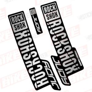 Sticker Rockshox Judy 2018 2019 plata