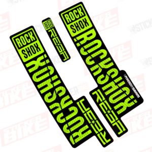 Sticker Rockshox Reba 2018 2019 verde limón