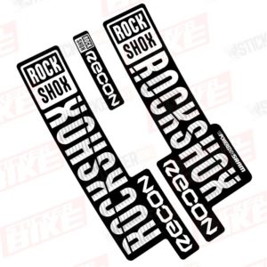Sticker Rockshox Recon 2018 2019 blanco