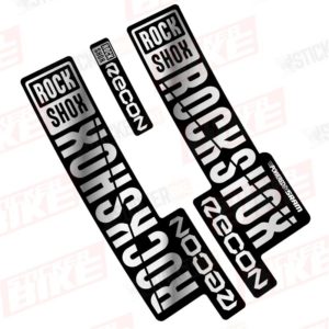 Sticker Rockshox Recon 2018 2019 cromo