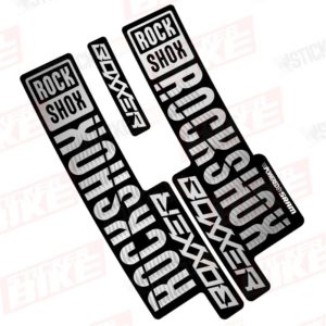 Sticker Rockshox Boxxer 2018 2019 plata