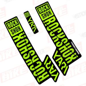 Sticker Rockshox Yari 2018 2019 verde limon