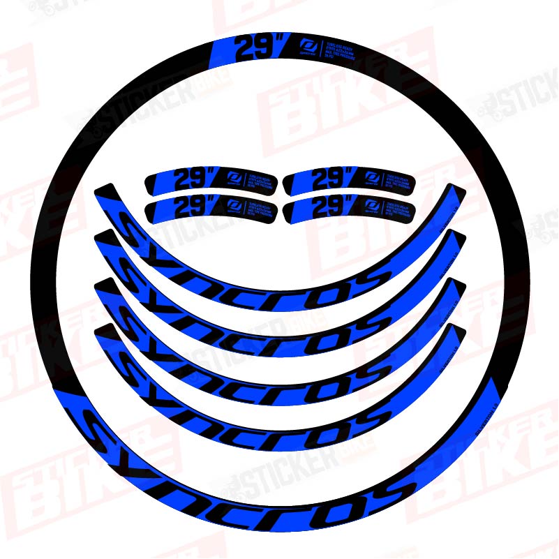 Sticker llantas Syncros Silverton 1.0 azul